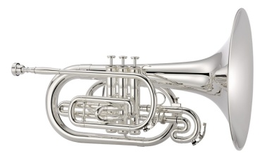 JUPITER F Marching Mellophon, Quantum Mark II, versilbert