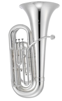 JUPITER Bb Tuba, 3/4, versilbert, 3 Ventile