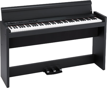 KORG Digitalpiano, LP380, 30 Sounds, 2x22 Watt, USB, schwarz
