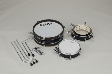 TAMA Club-Jam Pancake Shell Kit 4 teilig - Hairline Black/Ch