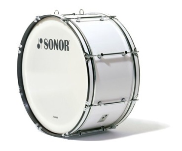 Sonor MB 2612 CW Marching Bass 26"x12", weiß