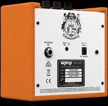 Preview: ORANGE E-Gitarrencombo Crush MINI 3W OR
