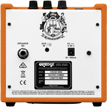 Preview: ORANGE E-Gitarrencombo Crush MINI 3W OR