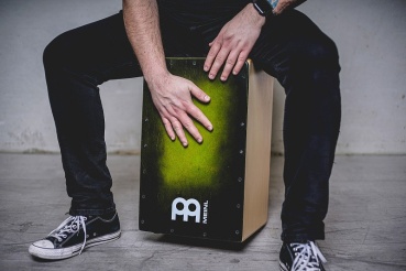 MEINL Snarecraft Cajon 100 Special Edition - Green Burst