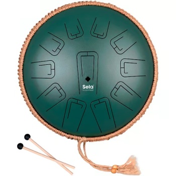 Sela Unity Tongue Drum 13" C Major Green 432 Hz