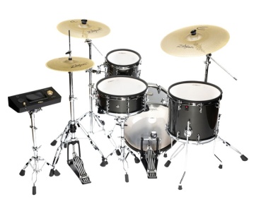 ZILDJIAN ALCHEM-E E-Drumset, Gold, Black Gold Foundry Shimme