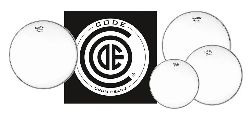 MMC Music Marching Center Code Drumhead DNA Coated Set Fusion