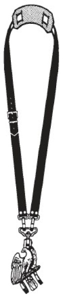 BOLD 0221 Spezialtragegurt, schwarz
