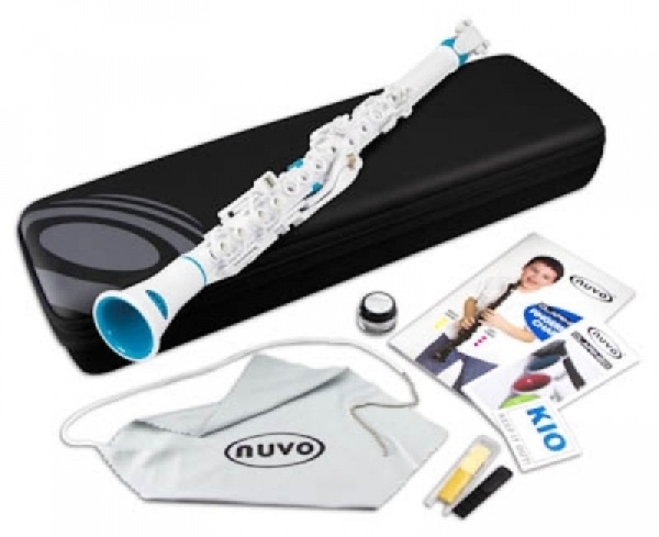 Nuvo Clarinéo C-Stimmung, weiß-blau