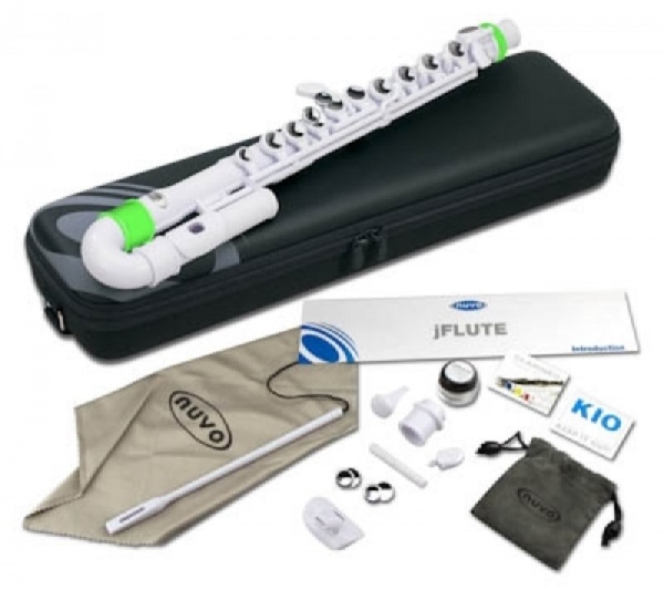 Nuvo J-Flöte "D" grün/weiß