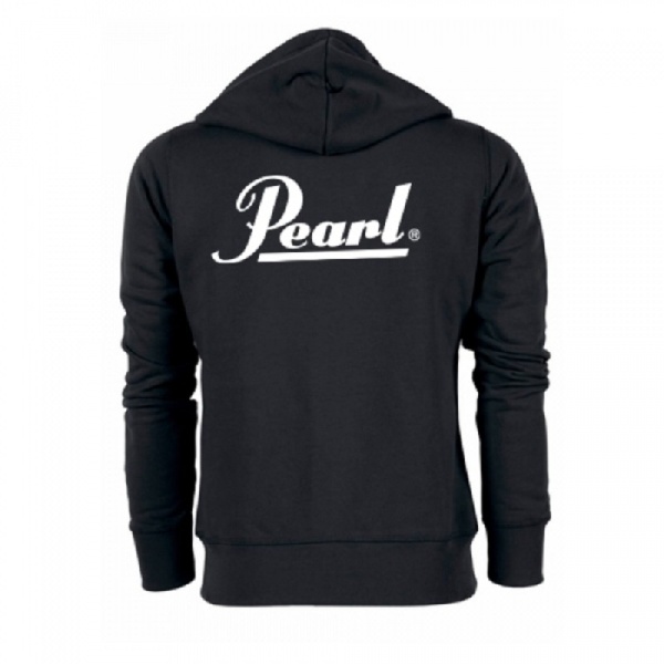 Pearl Hooded Zip Sweater Ladies Black Size XXL
