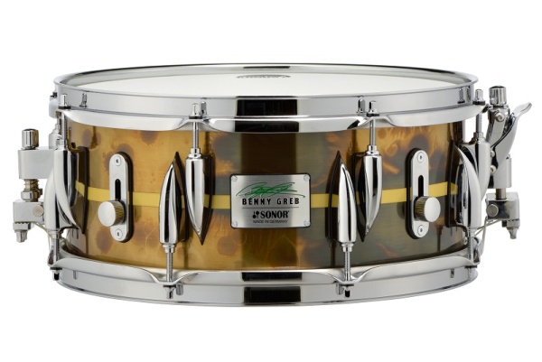 Sonor Benny Grep Sign. Snares 13"x 5,75" Messing
