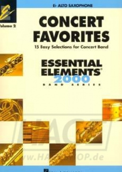 Essential Elements - Altsaxophon Concert Favorites 2