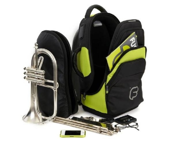 Fusion Bags F1 Flügelhorn Gigbag Schwarz/ Lime