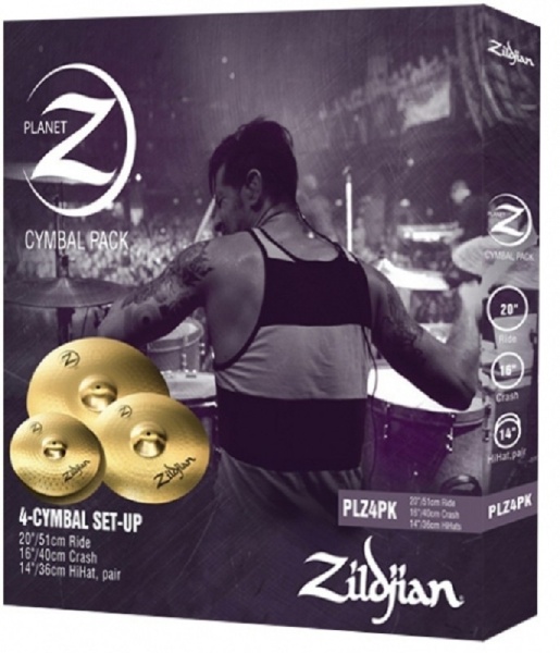 Zildjian PLANET Z 4 PACK (14"HH, 16"C, 20"R)