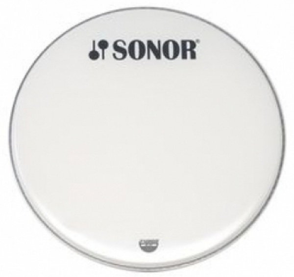 Sonor Bass Drum Fell 24", weiß glatt, heavy