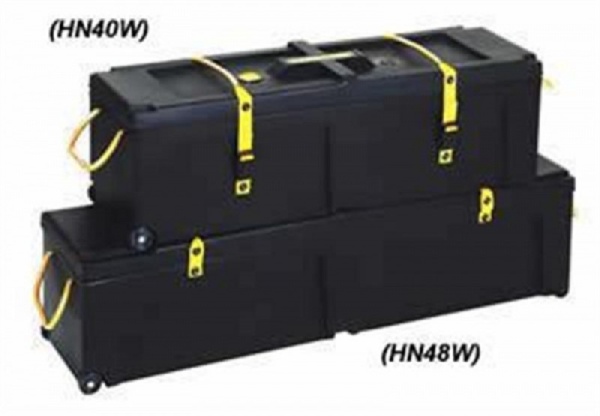 Hardcase für Hardware 48"; mit 2 Rollen