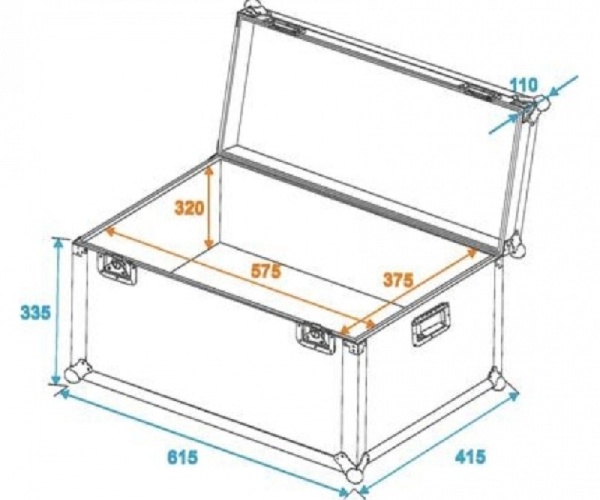 ROADINGER Universal-Tour-Case 60x 40 cm