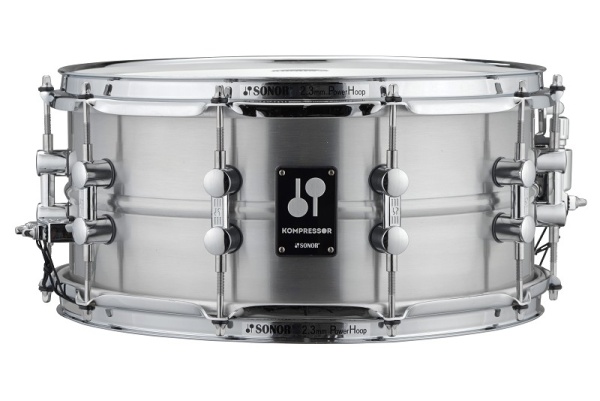 Sonor Kompressor Snare Drum 14" x 6,5" , Aluminium, Poliert