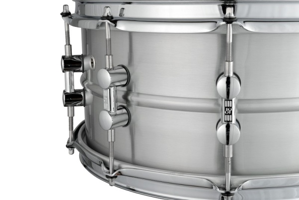 Sonor Kompressor Snare Drum 14" x 6,5" , Aluminium, Poliert