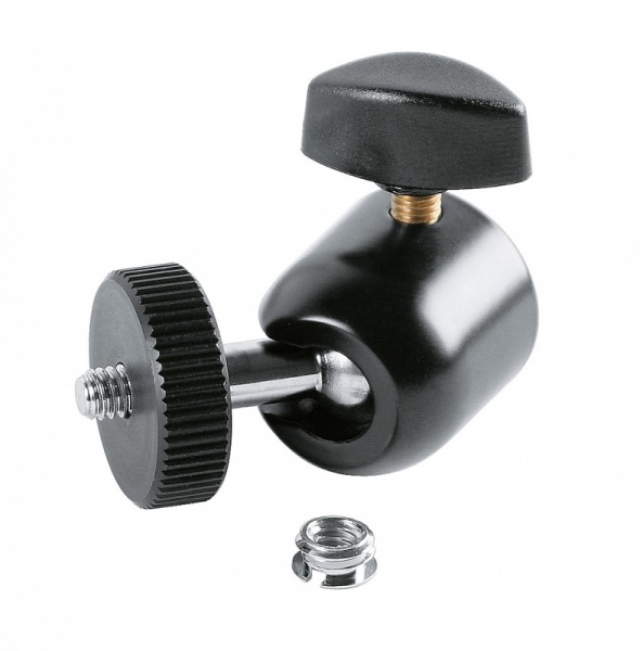 K&M Kugelgelenk 19695 schwarz 1/4" Außengewinde