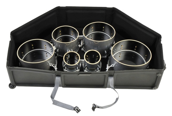 SKB Marching Quad/Quint Case mit Rollen und gepolsterten Inn