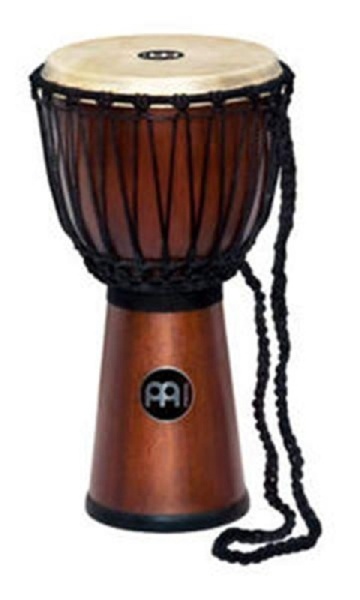 MEINL DJEMBE 12" HOLZ           MIT SCHNURSPANNUNGAFRICAN BR