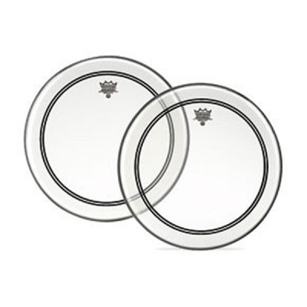 Remo Powerstroke 3 14", transparent, mit Dot