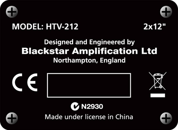 Blackstar HTV-212 Cabinet