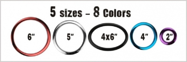 Bass Drum O´s 6" Black