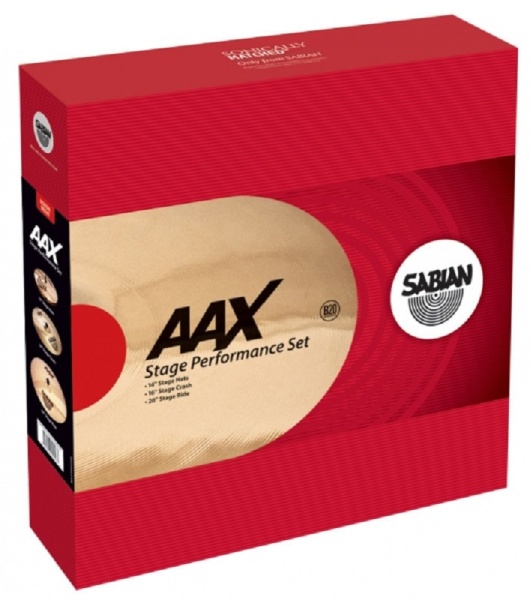Sabian AAX Stage Performance Cymbal Set 14/16/20