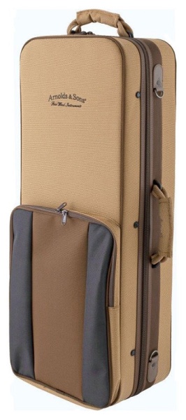 A&S Alt Sax Case Vintage Braun