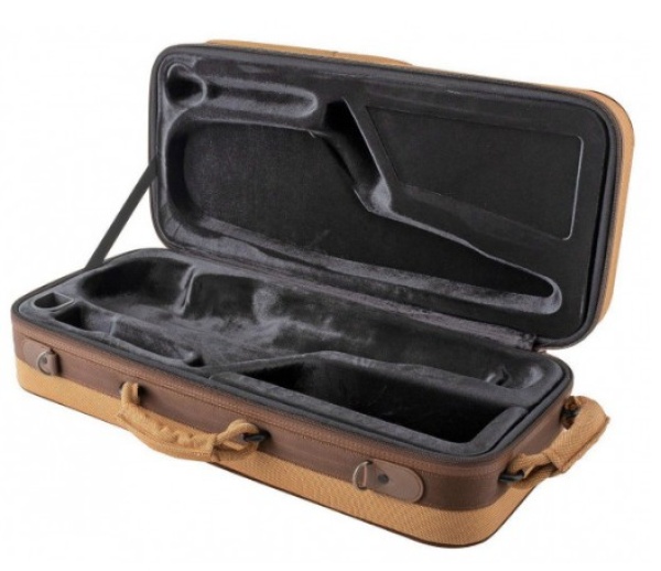 A&S Alt Sax Case Vintage Braun