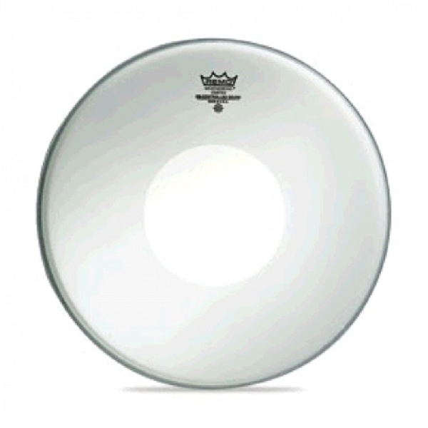 Remo CS Emperor, weiß rauh, weißer Dot unten, 13"