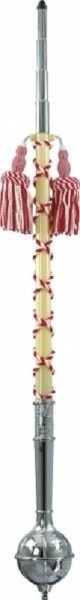 Sandner Tambourstab 95cm Kugel u. Spitze Kunststoff