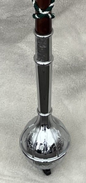 Sandner Tambourstab 95cm Kugel u. Spitze Kunststoff