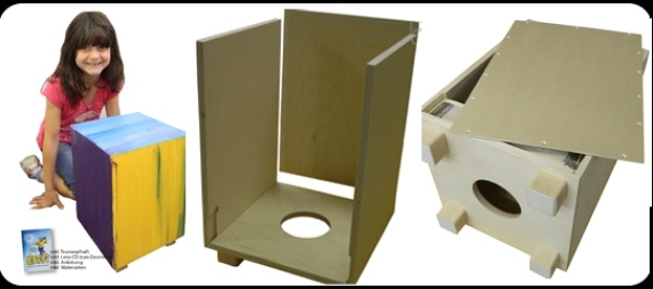 baff Kindertrommelhocker, Bausatz