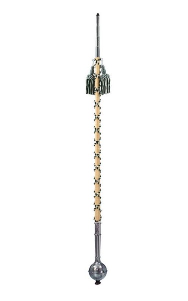 Sandner Tambourstab 115cm, schwarz-weiß