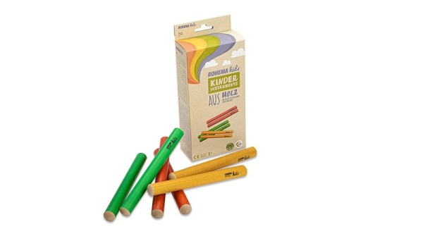 Rohema Color Claves Set; 3 Pair | Red, Green, Yellow