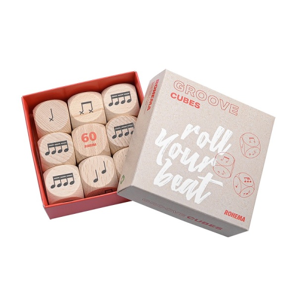 Rohema Groove Cubes Box with 9 wooden cubes