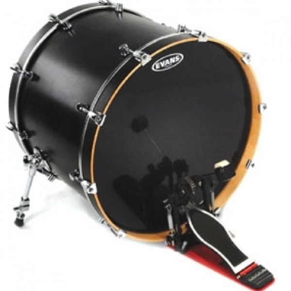 Evans Hydraulic Black Bassdrum 24"