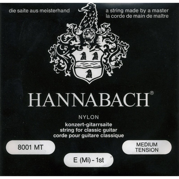 Hannabach 800 MT Medium Tension schwarz
