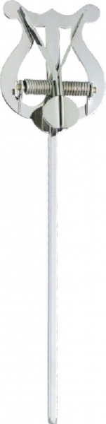 Marschnotenhalter, Lyra kl., 2 Drü., Nickel
