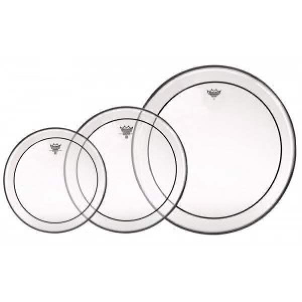 Remo Pin Stripe Pro Pack 10/12/14, transparent incl.14"Ambas