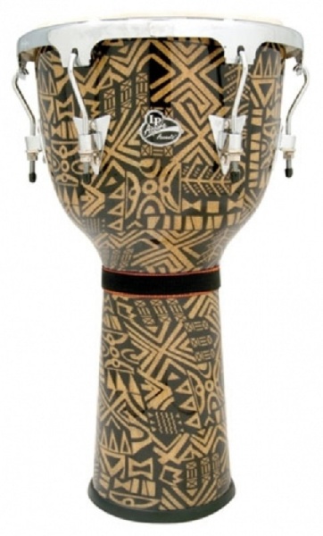 LP Aspire Bowl Shaped Djembe, Seregenti, Chrome Hardware
