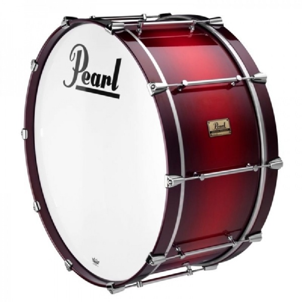 Pearl 28x14 Pipe Band Bass Drum 12 Alu-Röhrenböckchen