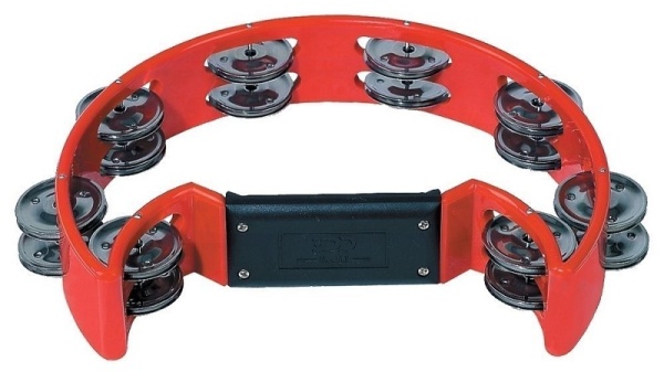Schellenring Halbmond, doppelreihig, rot