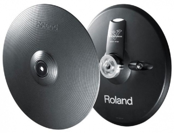 Roland V-Hi-Hat Pad mit neuem Motion-Sensor, zweiteilig, 13"