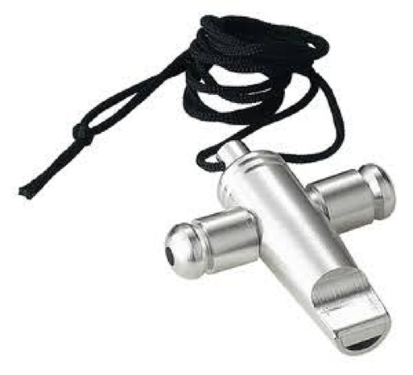 Meinl Percussion SW1 Samba Whistle, silber