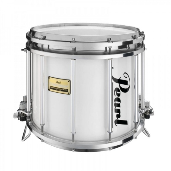 Pearl Marching Snare Pipe Band Medailist, Arctic White